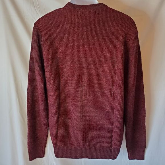 Kian D Los Angeles Maroon Knit Sweater Size Large - Picture 2 of 4